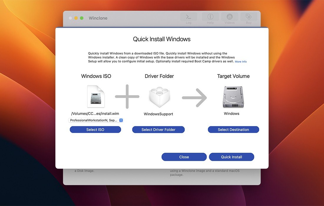 Winclone Pro screenshot 1